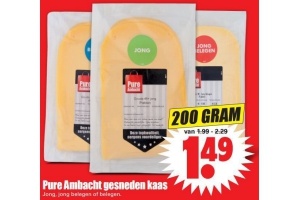 pure ambacht gesneden kaas