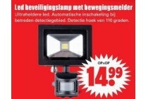 led beveiligingslamp met bewegingsmelder