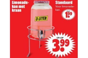 limonadekan met kraan