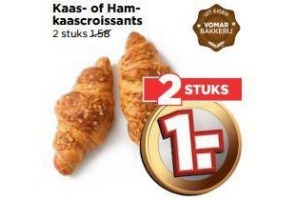 kaas of ham kaascroissants