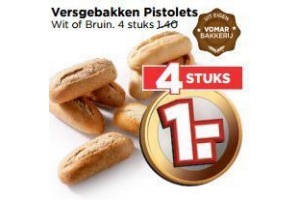 versgebakken pistolets