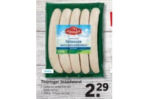 thueringer braadworst