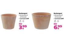 buitenpot terracotta of whitewash