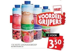 1 de beste limonadesiroop