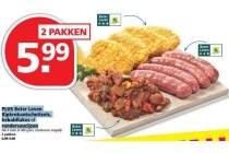 plus beter leven kipkrokantschnitzels kebabfl akes of rundersaucijzen