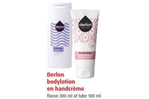 derlon bodylotion en handcreme