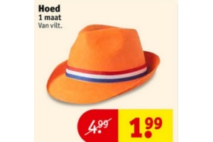 oranje hoed