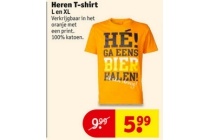 oranje heren t shirt