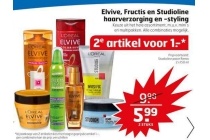 elvive frunctis en studioline haarverzorging en styling