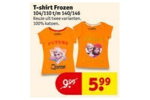 t shirt frozen