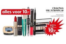 l oreal paris oog en lipmake up