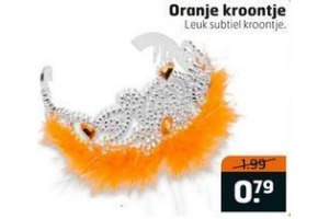 oranje kroontje