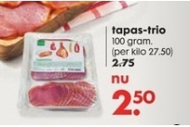 tapas trio 100 gram