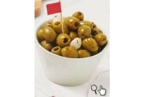 olijven italiamix witte kaas of knoflook 150 gram