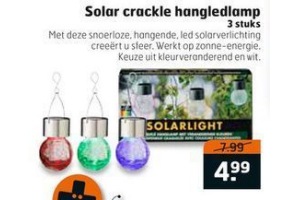 solar crackle hangledlamp