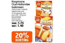 koopmans oud hollandse bakmixen