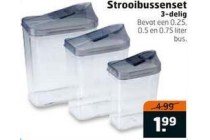 strooibussenset 3 delig