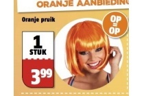 oranje pruik