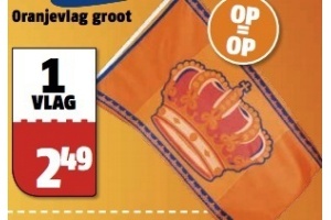 oranjevlag groot