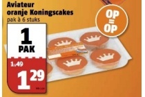 aviateur oranje koningscakes