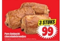 pure ambacht chocoladebroodjes