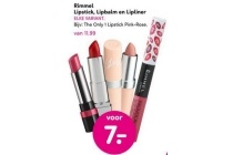 rimmel lipstick lipbalm en lipliner