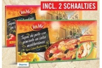 tapas in stenen schaaltjes