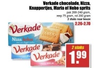 verkade chocolade nizza knappertjes maria of nobo sprits