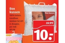 box kussen