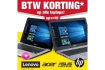 btw korting op alle laptops