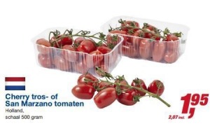 cherry tros of san marzano tomaten