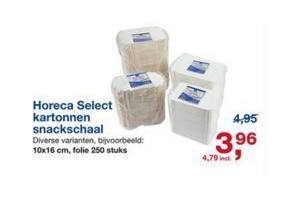 horeca select kartonnen snackschaal 250 stuks voor eur3 96