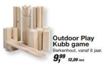 outdoor play kubb game
