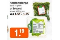 rucolamelange of broccoli