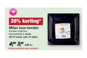 milan luxe borden