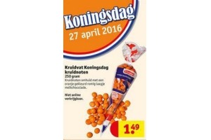 kruidvat koningsdag kruidnoten