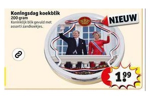 koningsdag koekblik