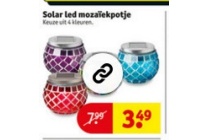 solar led mozaiekpotje
