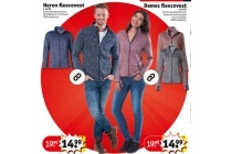 heren en dames fleecevest