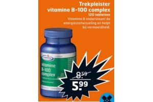 trekpleister vitamine b 100 complex