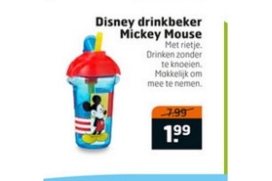 disney drinkbeker mickey mouse