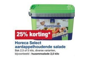 horeca select aardappelhoudende salade