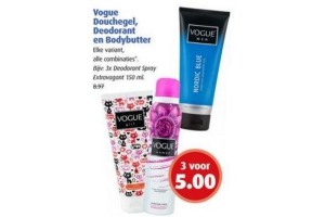 vogue douchegel 3 voor eur5