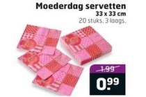 moederdag servetten