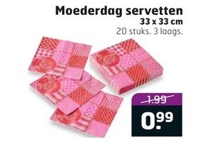 moederdag servetten