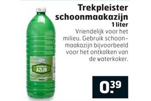 trekpleister schoonmaakazijn