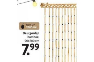 Wees weefgetouw koel Douchegordijn bamboe 90 × 200 cm €7,99 - Beste.nl