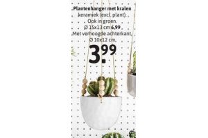 plantenhanger met kralen