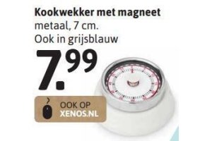 kookwekker met magneet