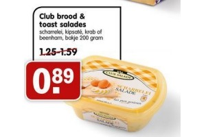 club brood en toast salade